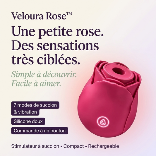 Veloura Rose™ | Stimulateur à Succion