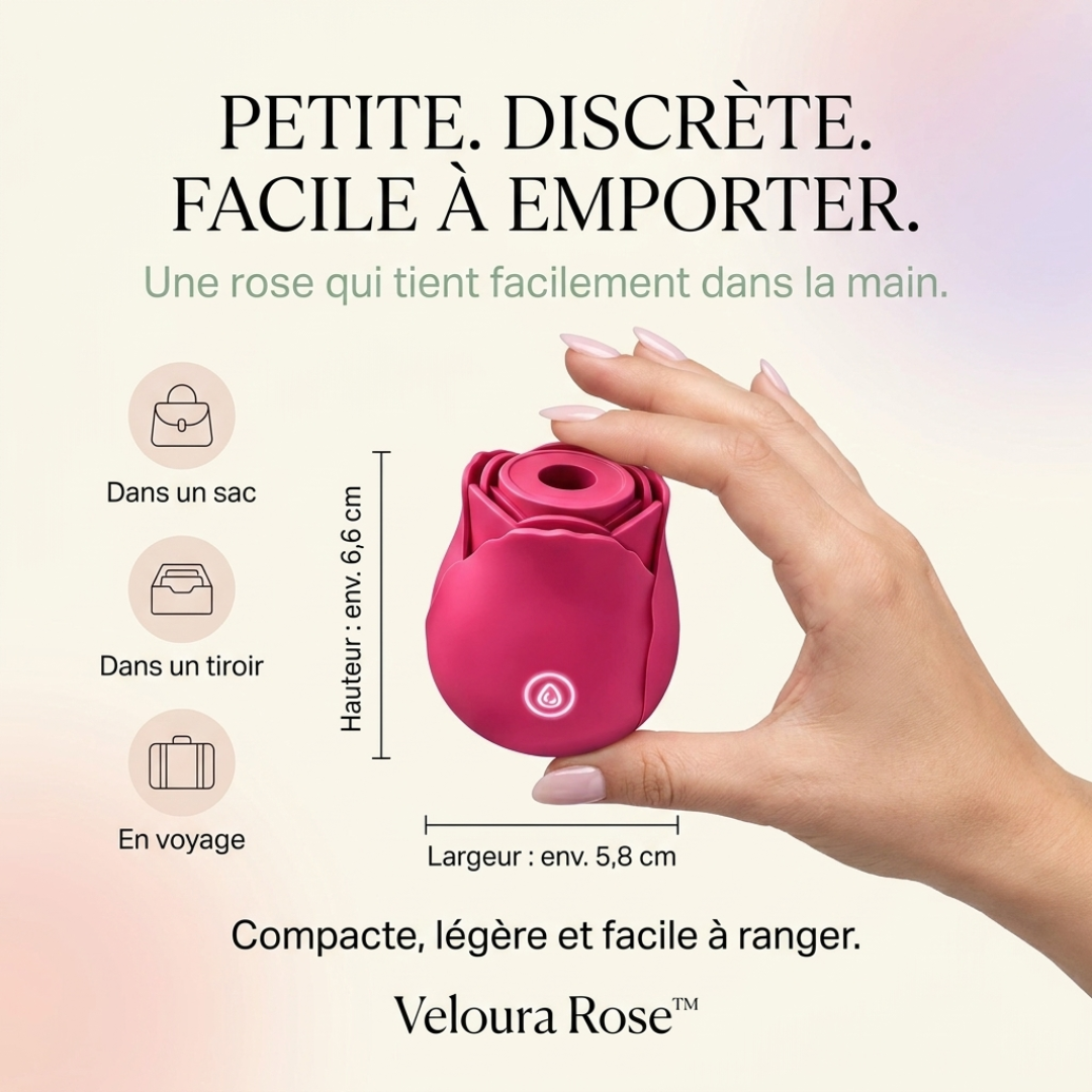 Veloura Rose™ | Stimulateur à Succion