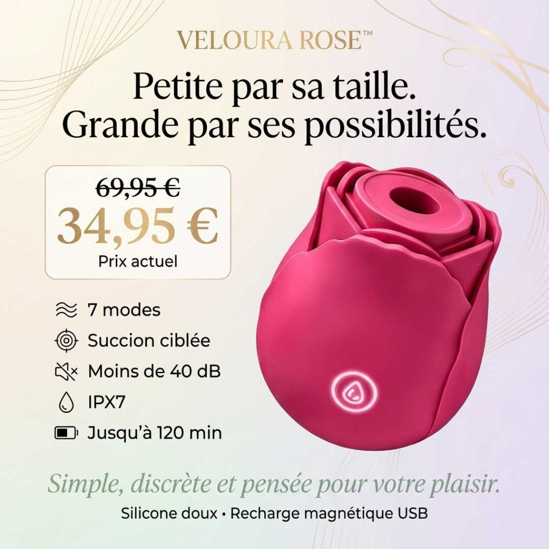 Veloura Rose™ | Stimulateur à Succion